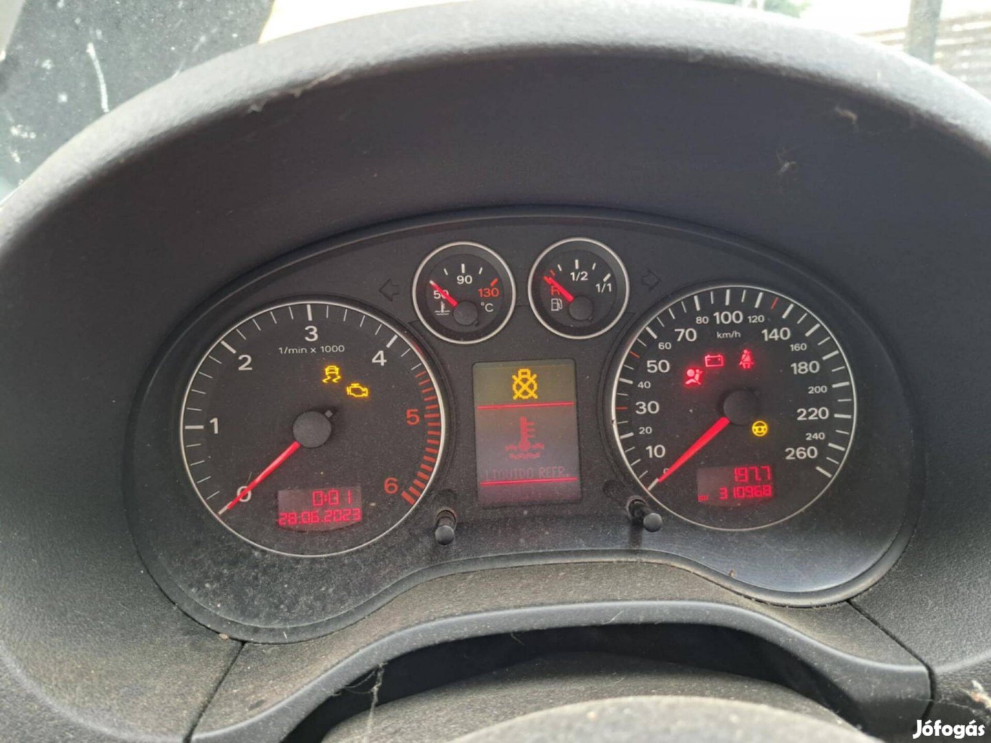 Audi A3 8P 2.0 TDI km óra