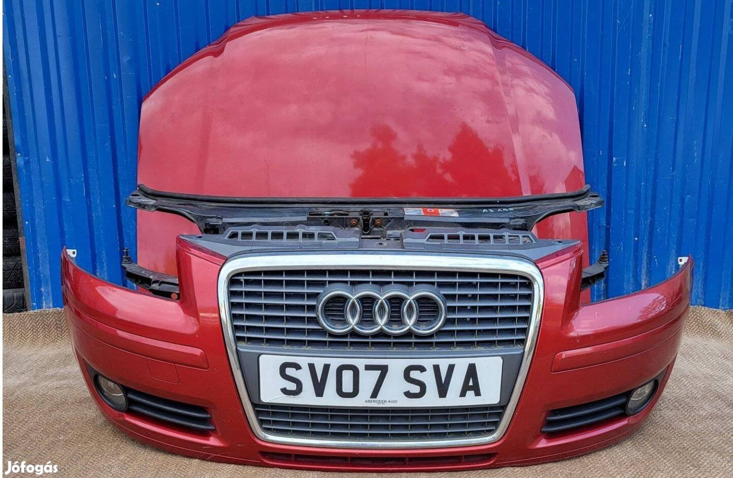 Audi A3 8P gyári 8P4807437 első lökhárító, homlokfal