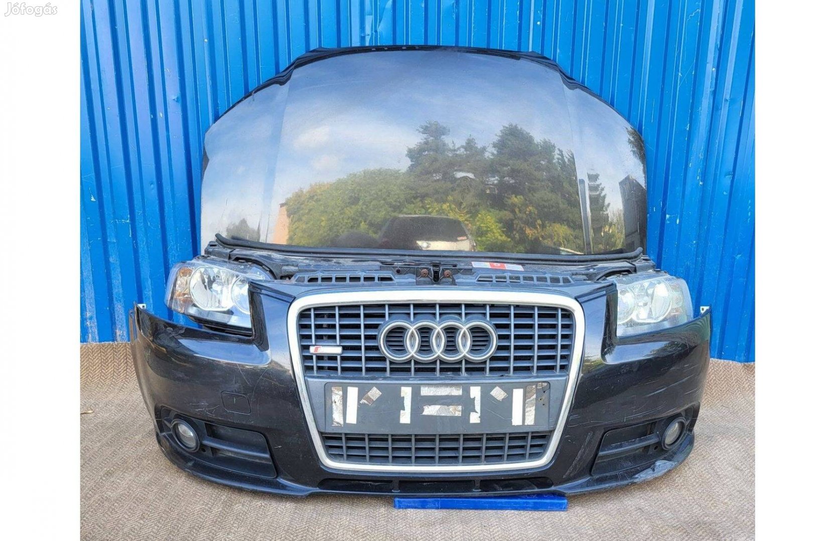 Audi A3 8P gyári motorháztető 2004-08 grafit szürke