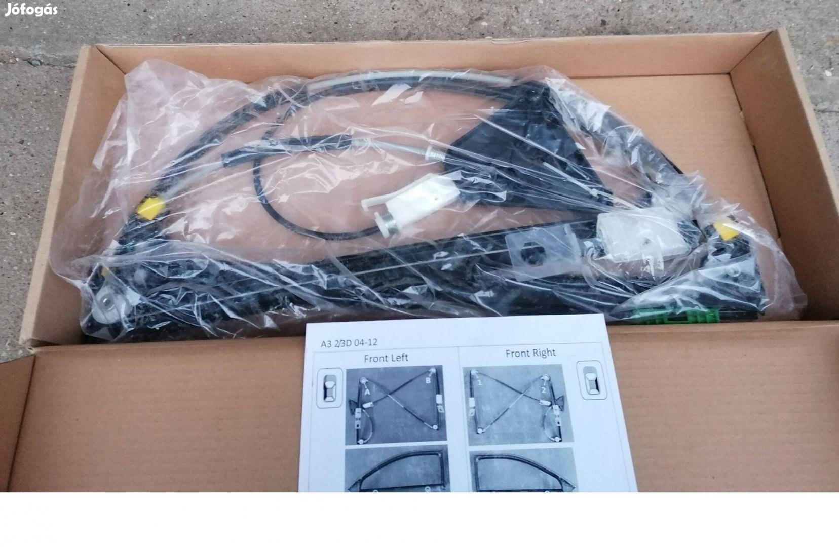 Audi A3 8P új 3 ajtós ablakemelő szerkezet