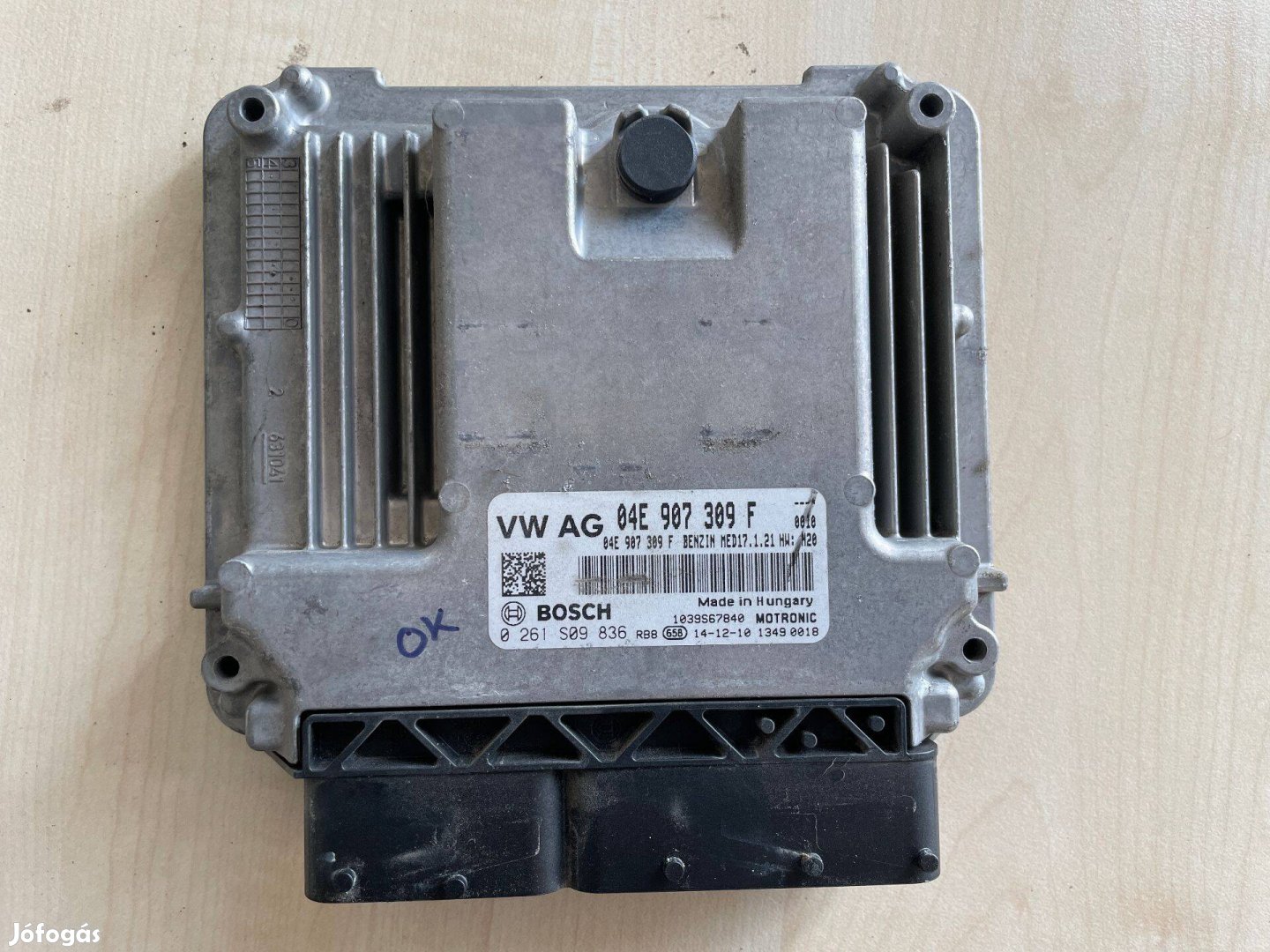 Audi A3 8V etron e-tron 1.4 TFSI VW Golf GTE motorvezérlő 04E907309F