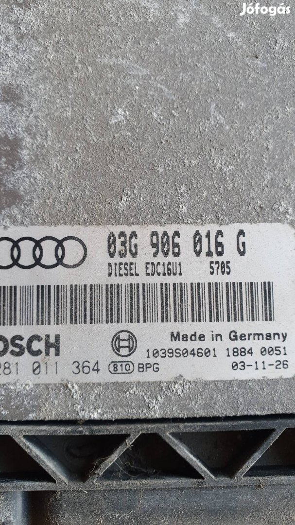 Audi A3 8p gyári motor vezérlő eladó 