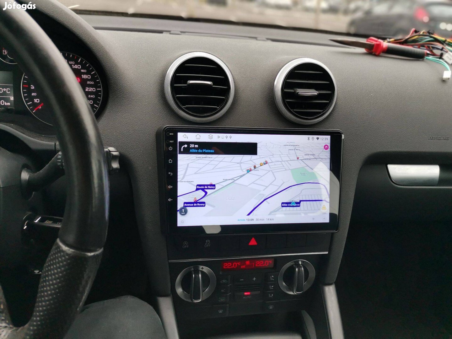 Audi A3 Android Carplay Rádió Multimédia Navigáció Kijelző Hifi Navi