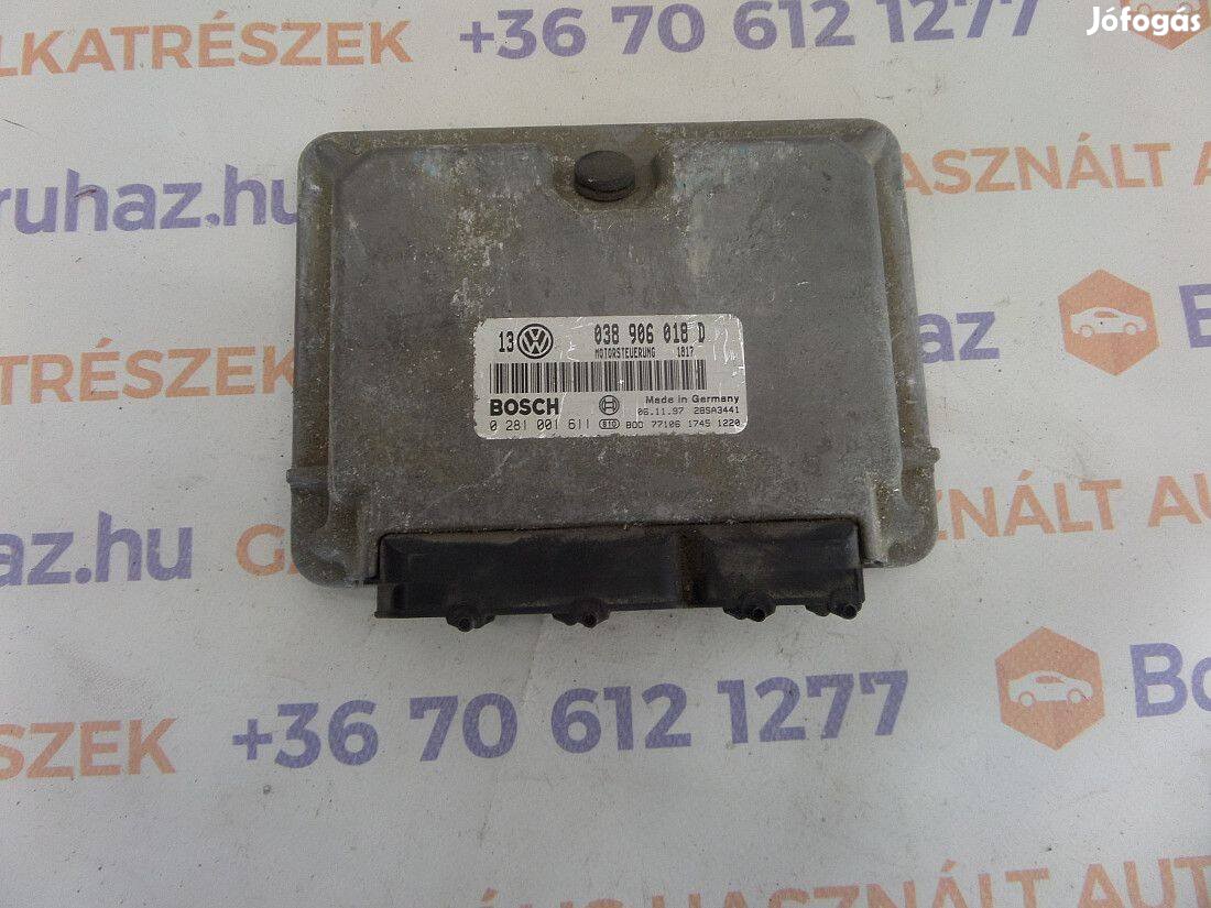 Audi A3 Eladó gyári, 1,9 TDI 90 LE motorvezérlő ECU