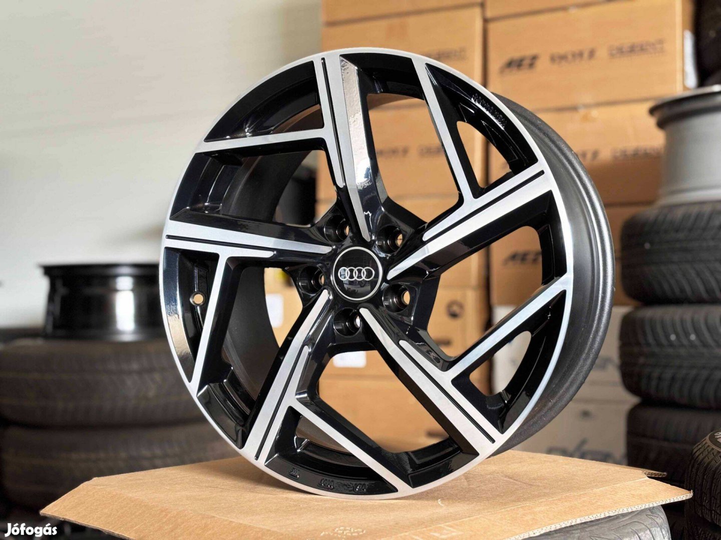 Audi A3 TT 18" 5x112 bicolor alufelni eladó 18 coll