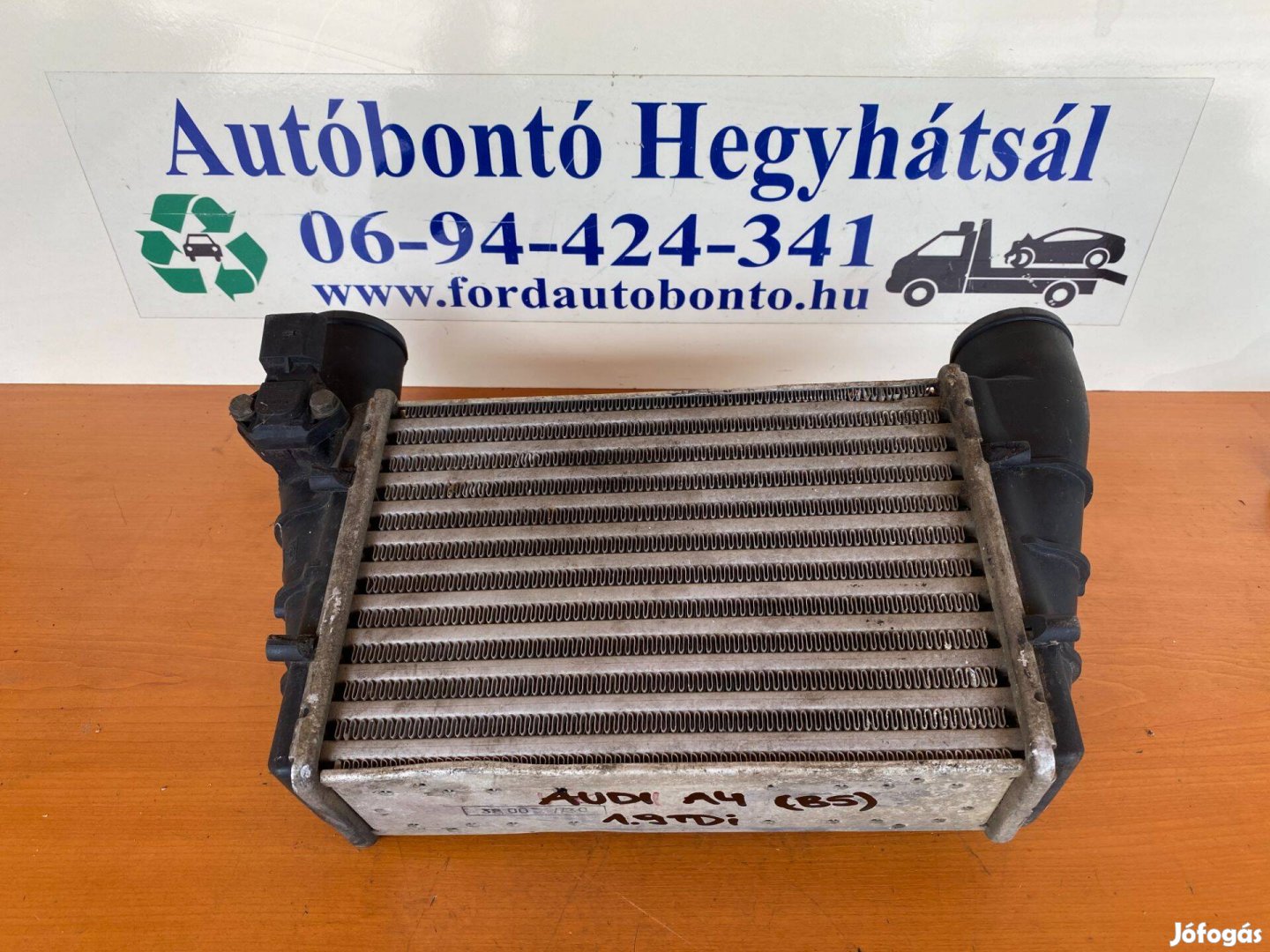 Audi A4 1.9TDi intercooler hűtő