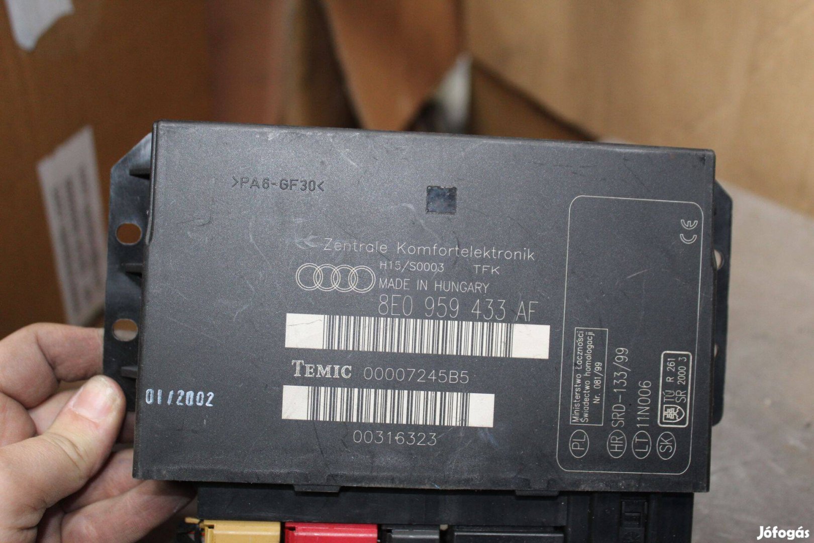 Audi A4 2001-2004 komfort modul 8E0959433AF