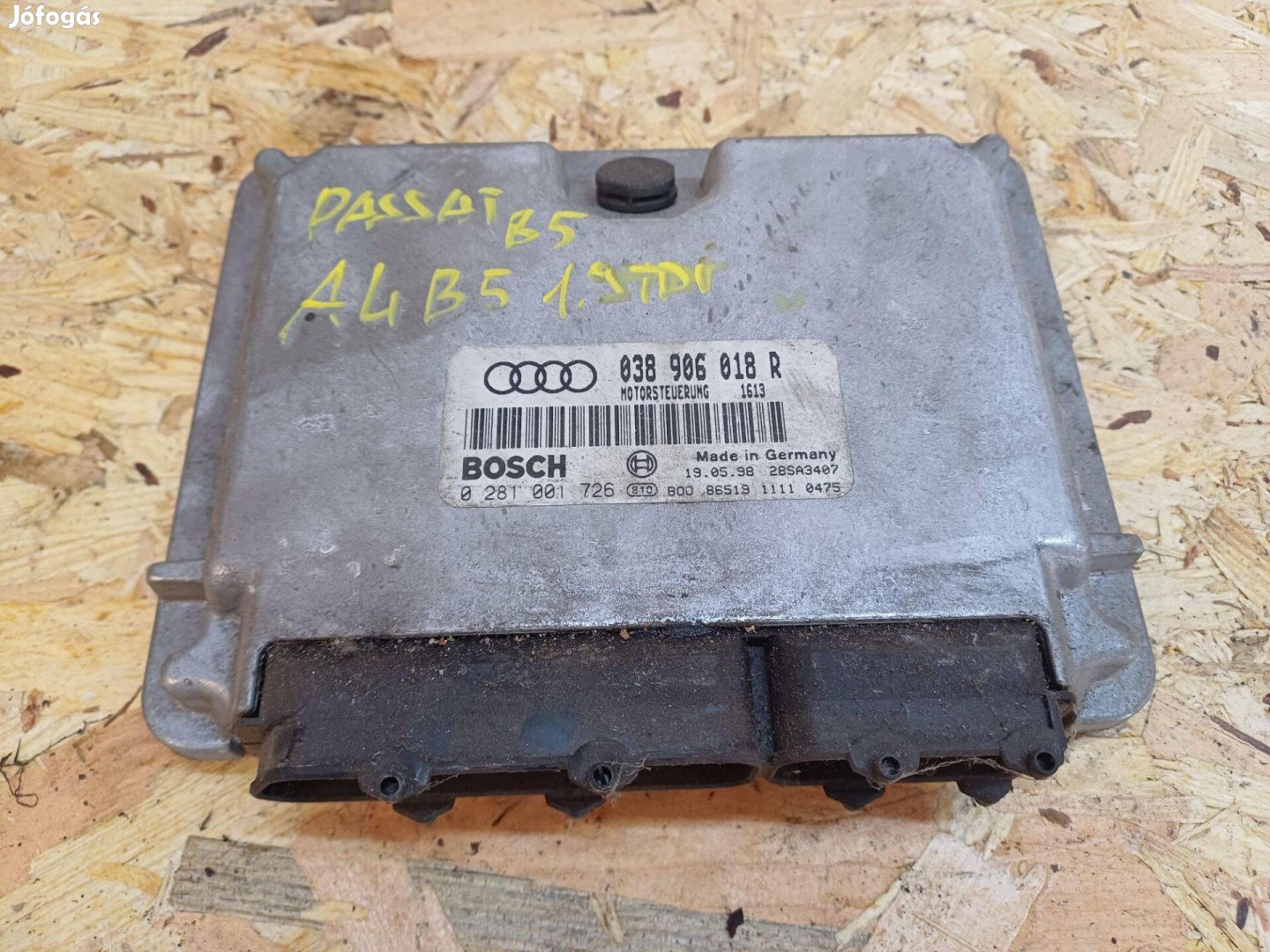 Audi A4 B5 1995-2001 1.9Tdi 038906018R 0281001726