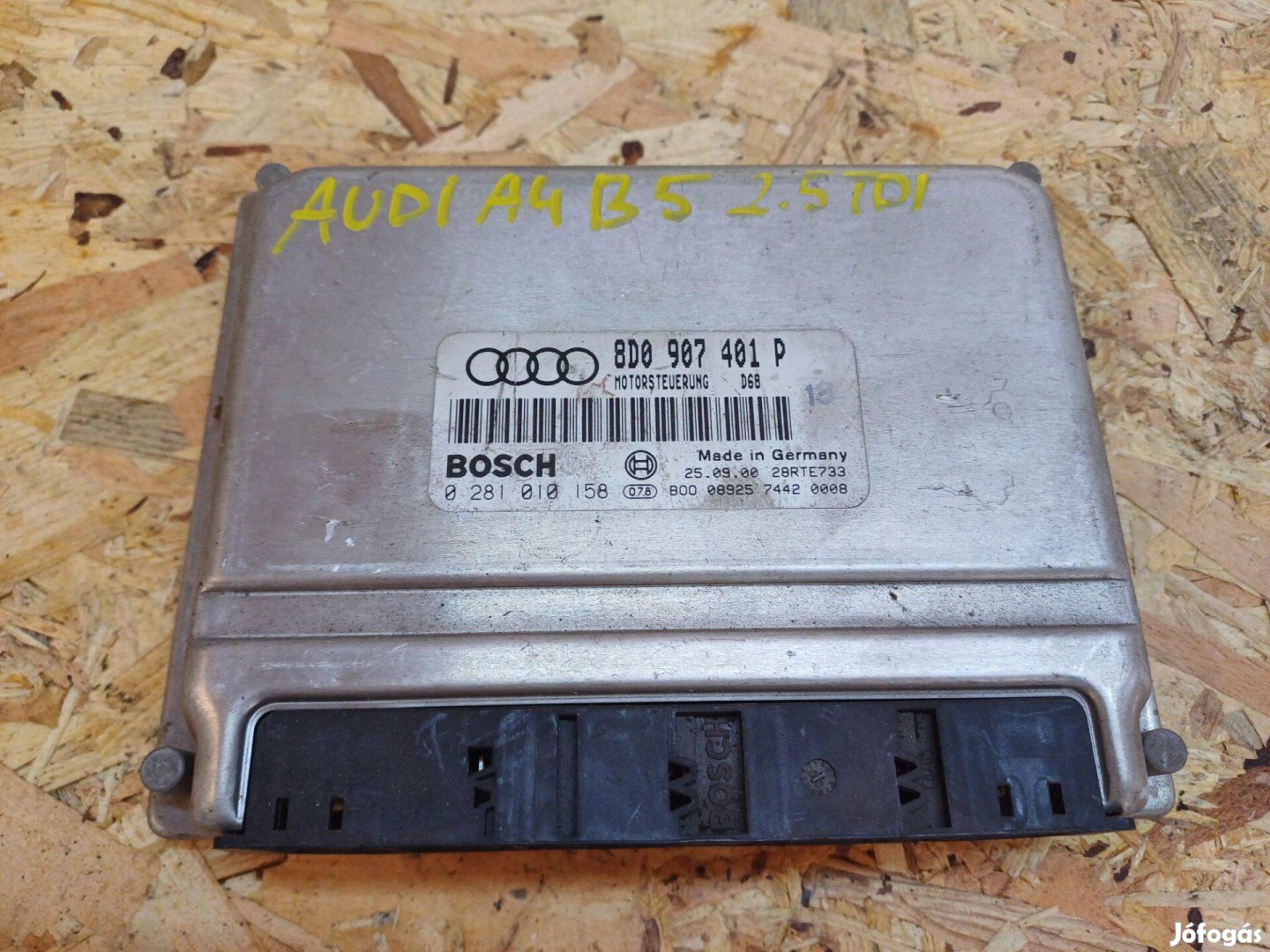 Audi A4 B5 1995-2001 2.5Tdi Motorvezérlő 8D0907401P