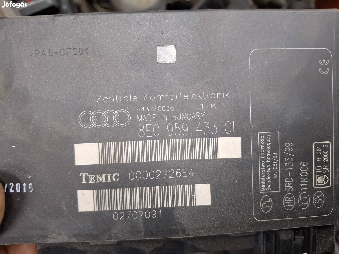 Audi A4 B6/B7 SEAT Exeo Komfort elektronika 