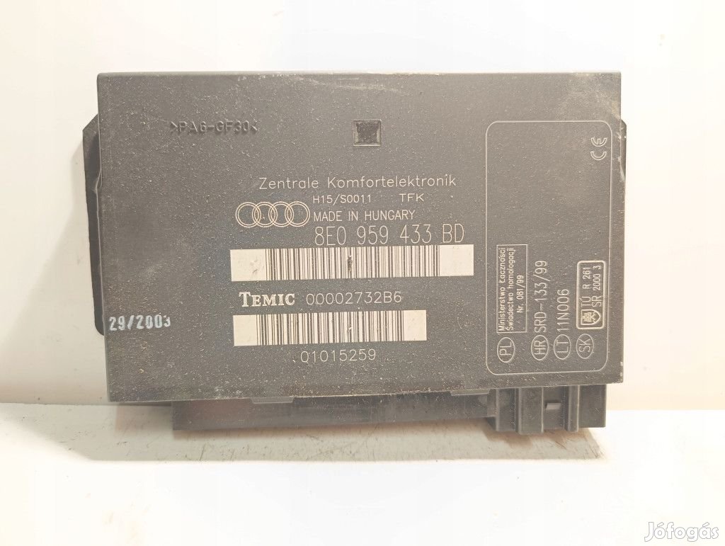 Audi A4 B6 Komfortelektronika 8E0959433BD