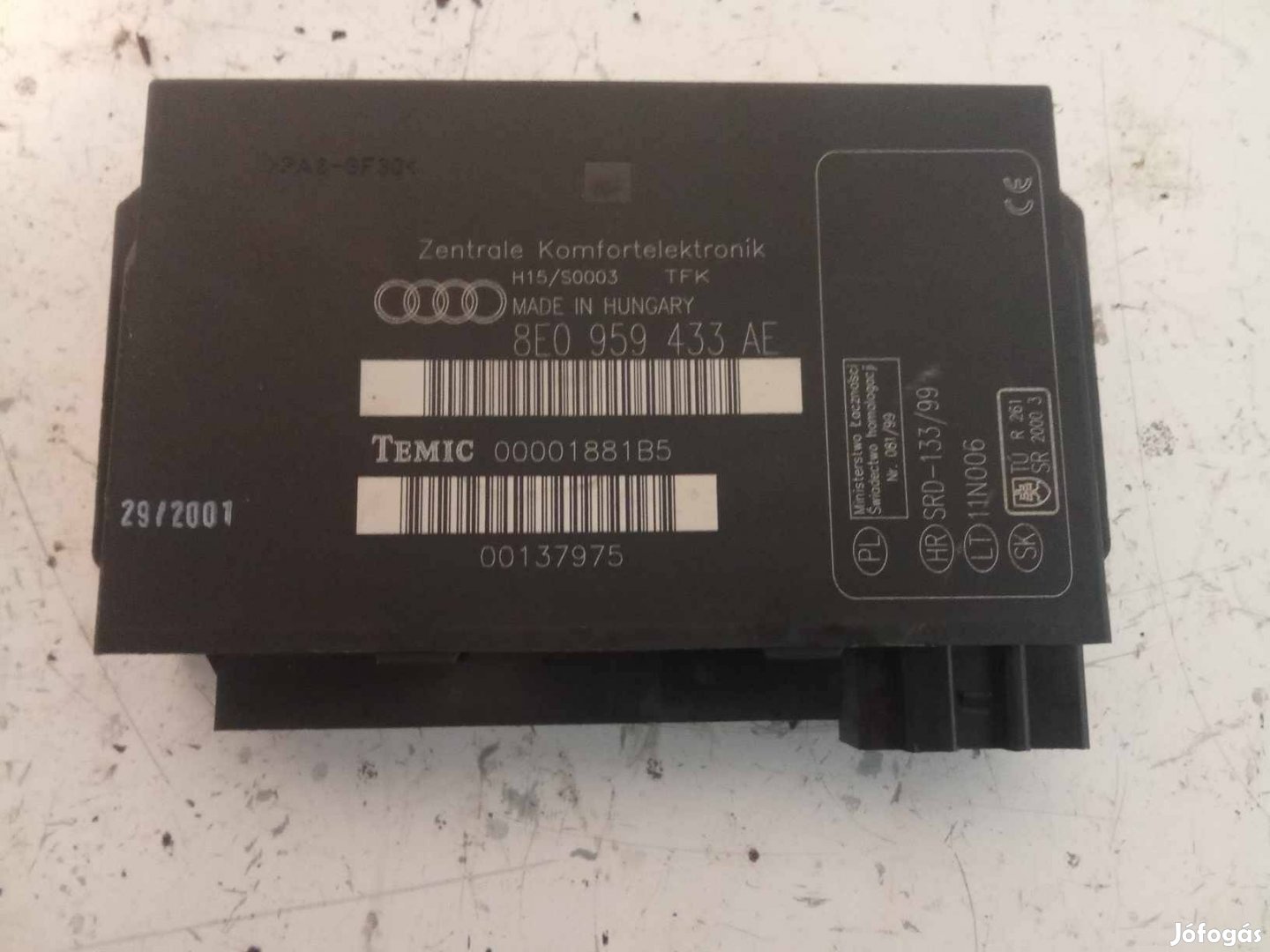 Audi A4 B6 , B7 komfort elektronika , modul több féle