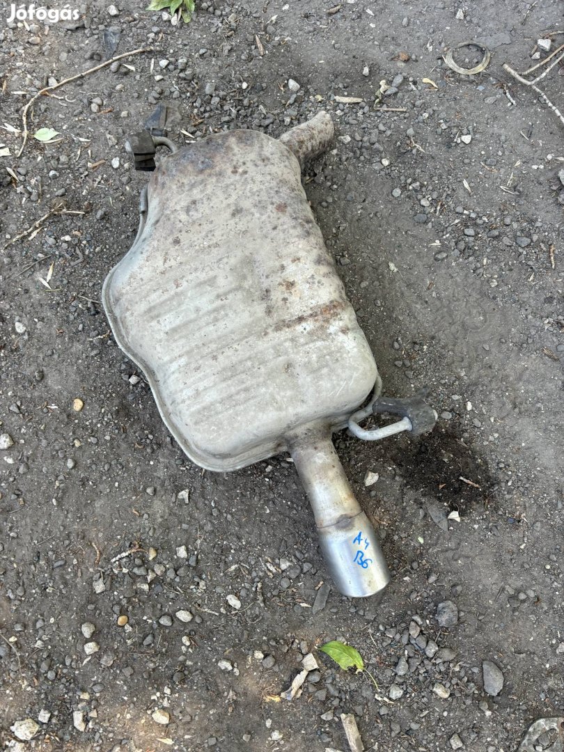 Audi A4 B6 kipufogó hátsó dob 