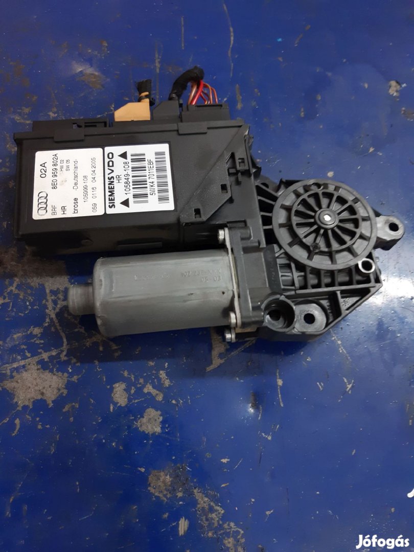 Audi A4 B7 Jobb Hátsó Ablakemelő Motor