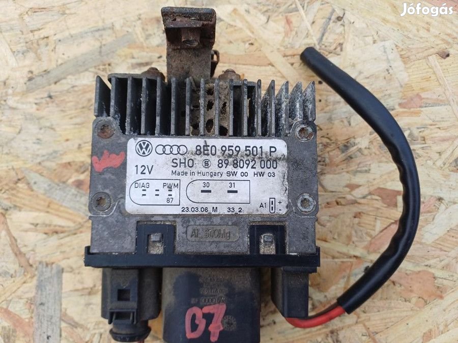 Audi A4 B7 2004-2008 Hűtőventilátor Elektronika