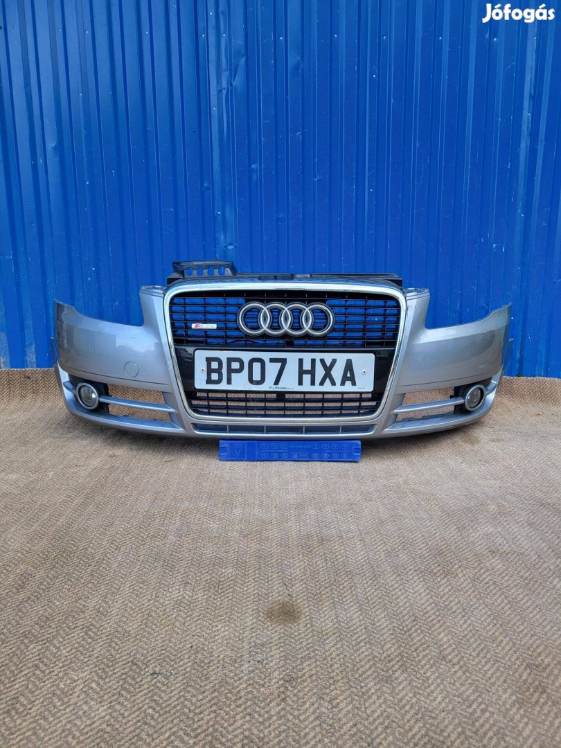 Audi A4 B7 gyári 8E0807437AG első lökhárító 2004-08 ezüst