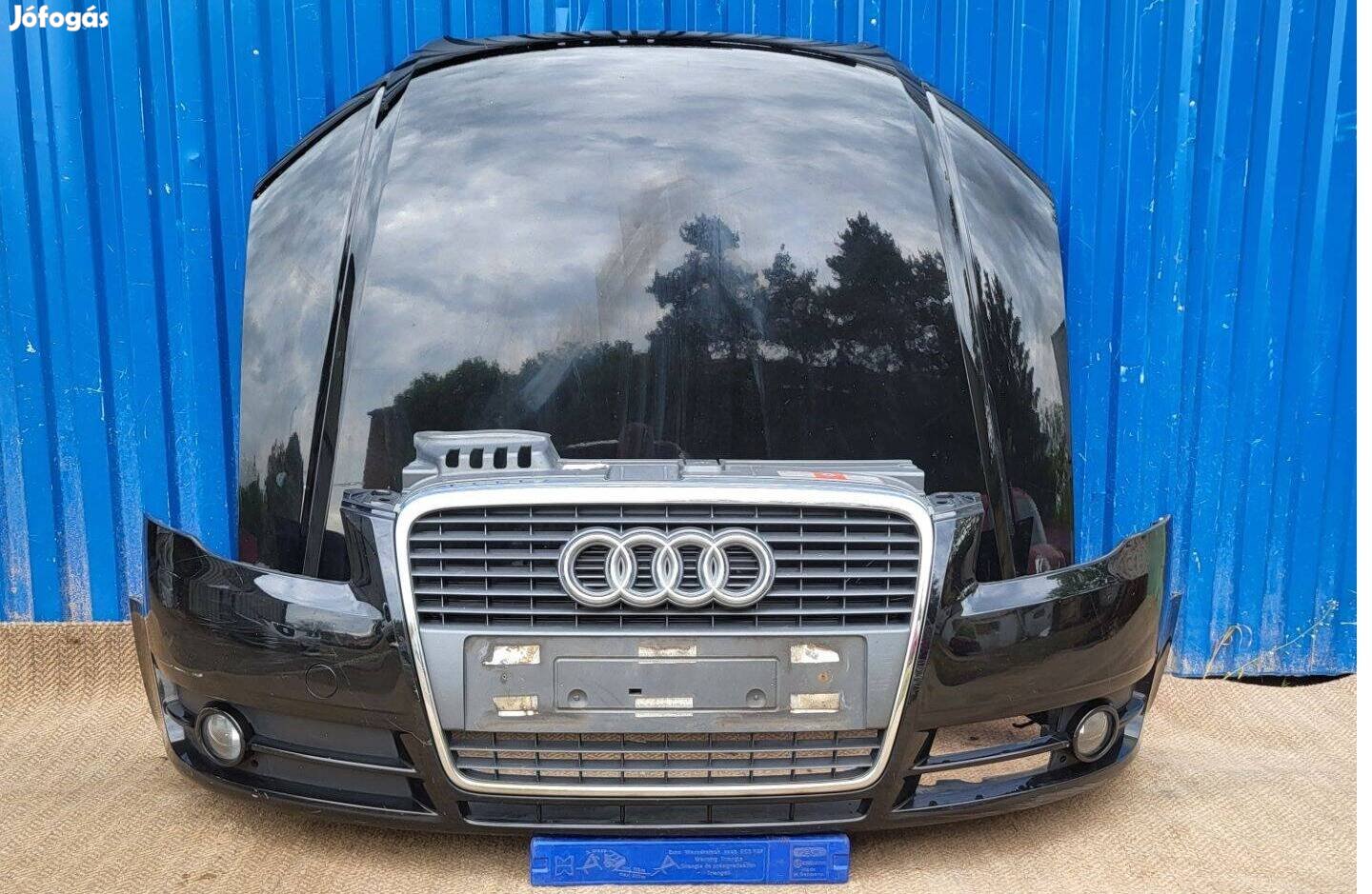 Audi A4 B7 gyári 8E0807437AG első lökhárító 2004-08 fekete