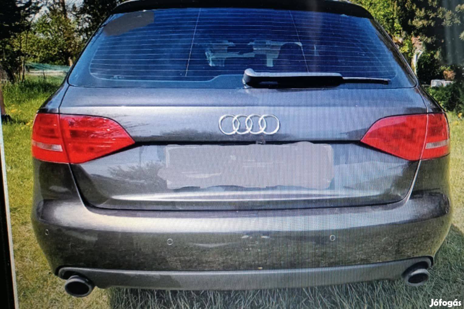 Audi A4 B8 3.0tdi radaros komplett hátsó lökhárító