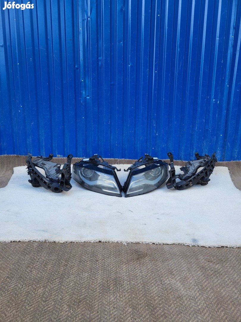 Audi A4 B8 8K gyári bal, jobb fényszóró tartó, 8K0805607, 8K0805608