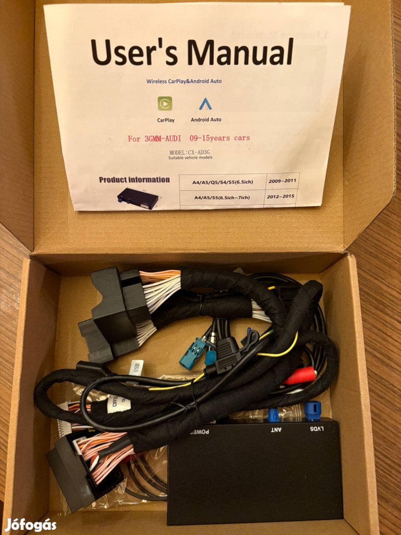 Audi A4 B8 A5 Q5 2009-2015 Carplay, Android Auto