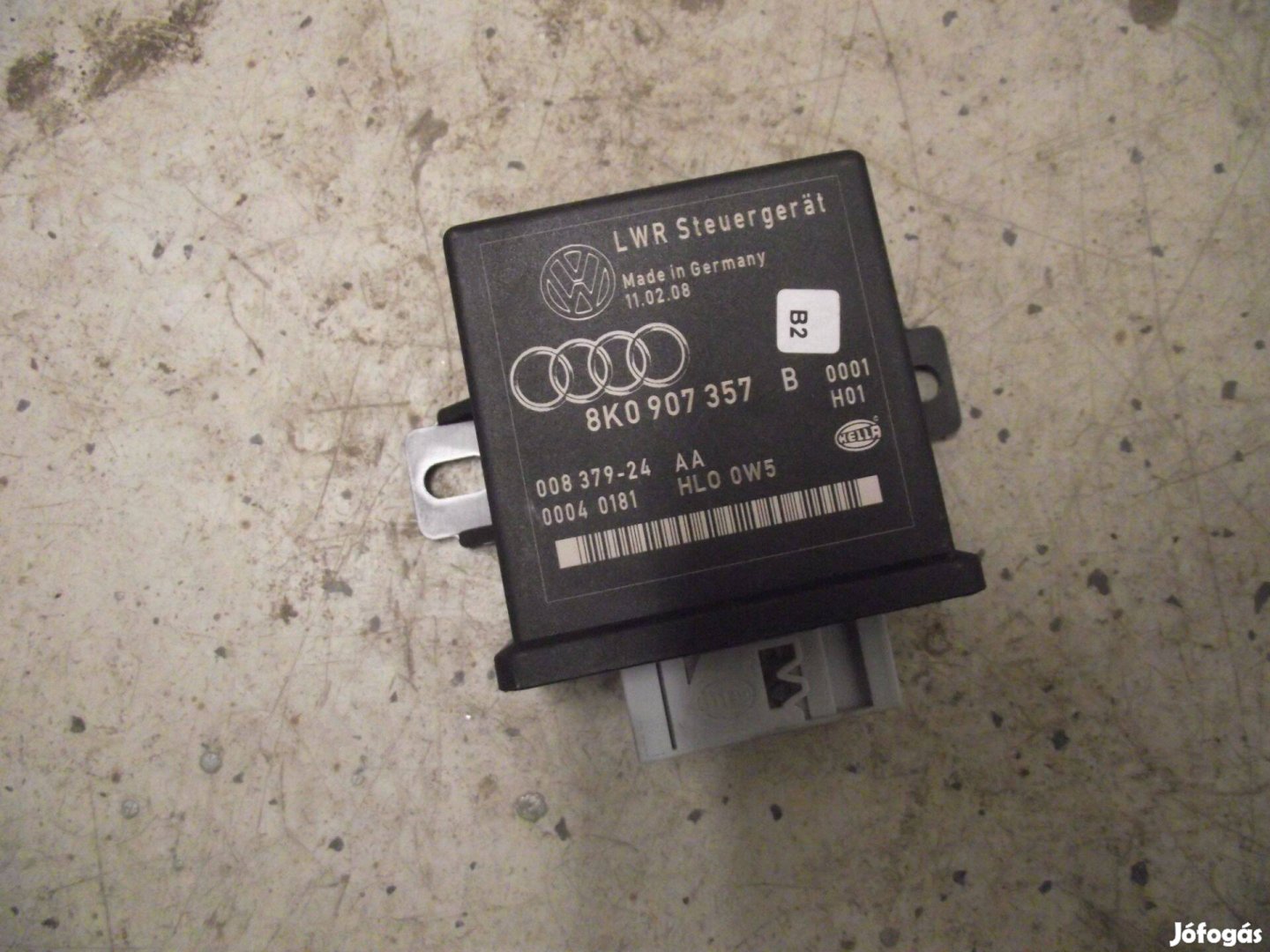 Audi A4 B8 A5 automata fényszóró vezérlő AFS 8H0907357A 357B