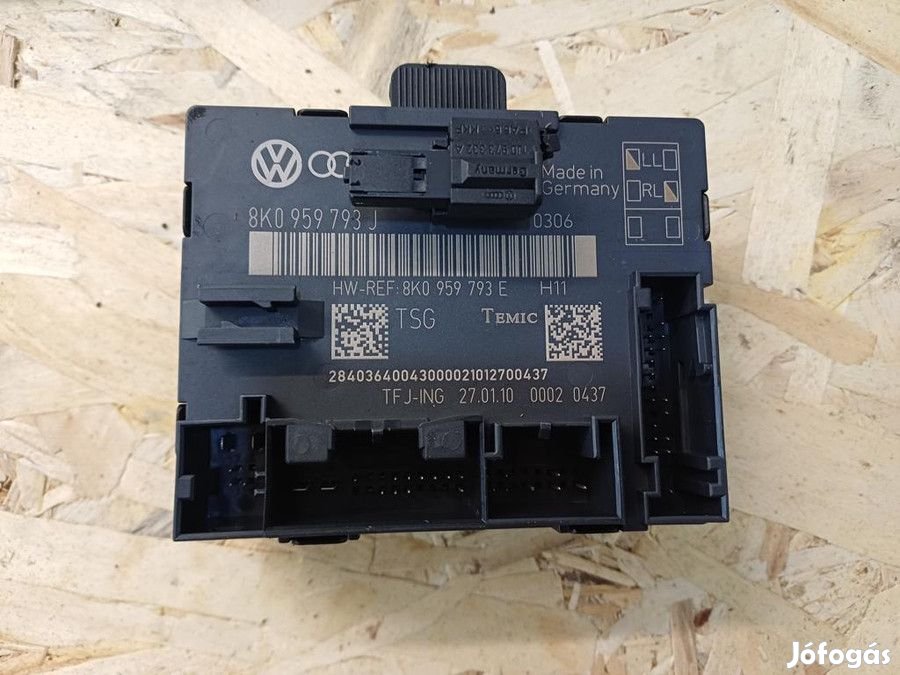 Audi A4 B8 2008-2015 Jobb Első Ajtó Vezérlő Elektronika