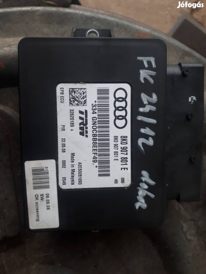 Audi A4 B8 kézifék elektronika   8K0 907 801 E