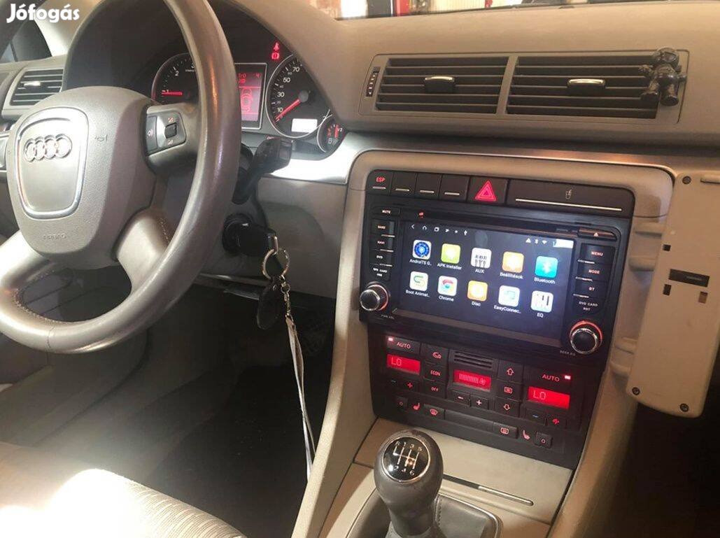 Audi A4 Carplay Multimédia Android GPS Rádió Tolatókamerával