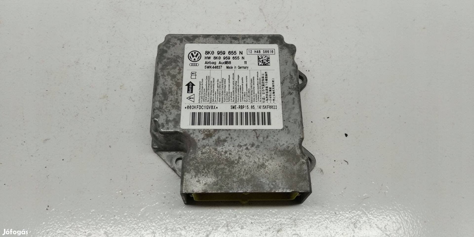 Audi A4 Légzsákvezérlő elektronika 8K0959655N