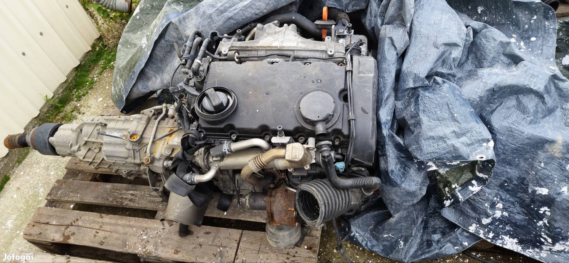 Audi A4 motor+váltó 170 lóerős