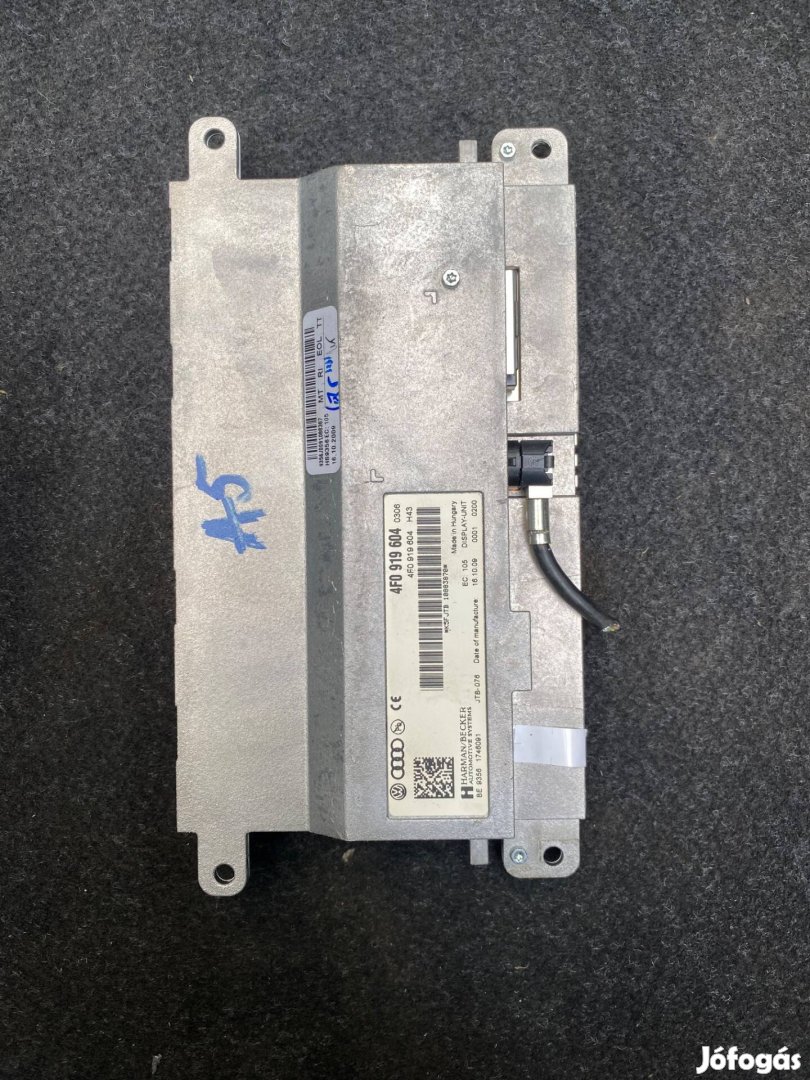 Audi A5 navigációs kijelző 4F0 919 604