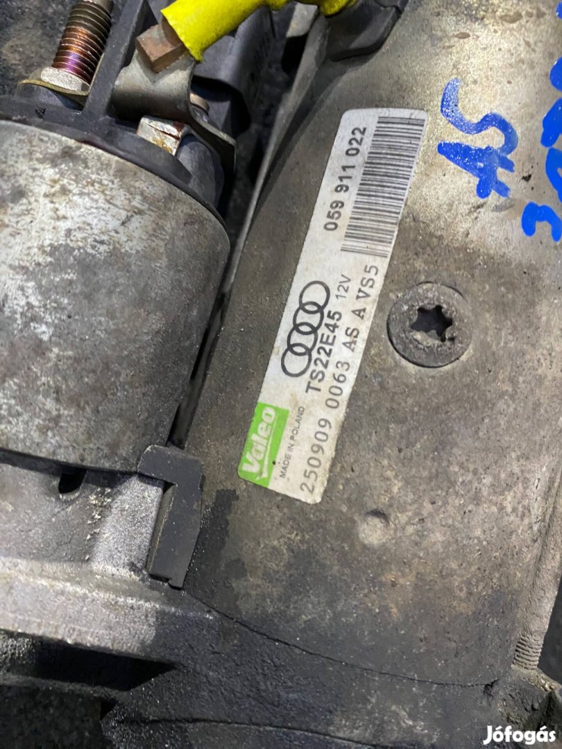 Audi A5 önindító 3.0tdi 2008 tól