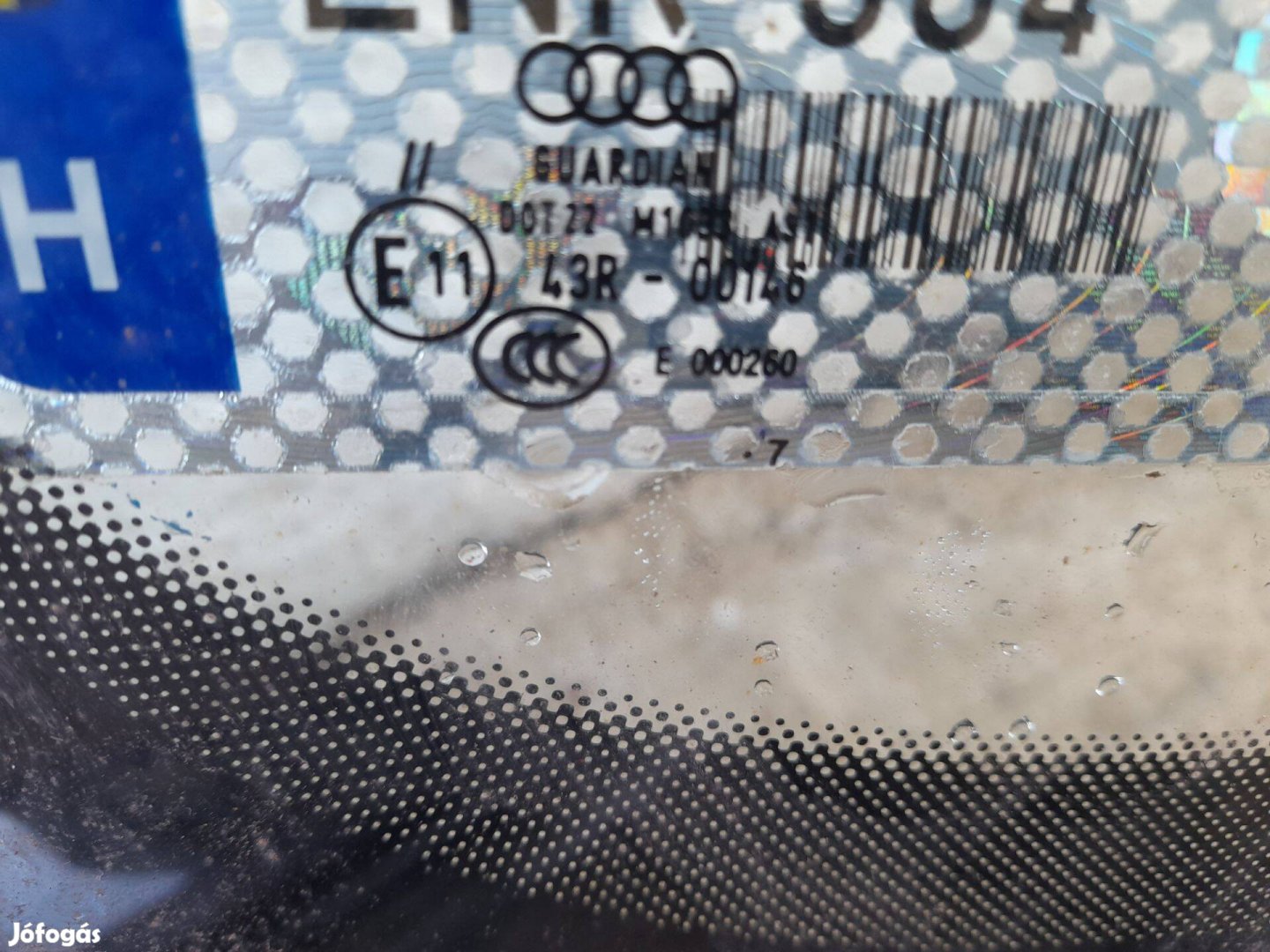 Audi A6 2004-2011gyári S-line szélvédő ajtóüveg eladó