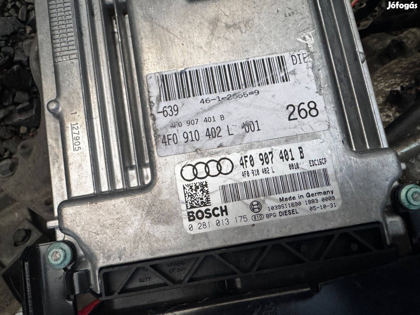 Audi A6 3.0TDI V6 BMK motorvezérlő 4F0907401B