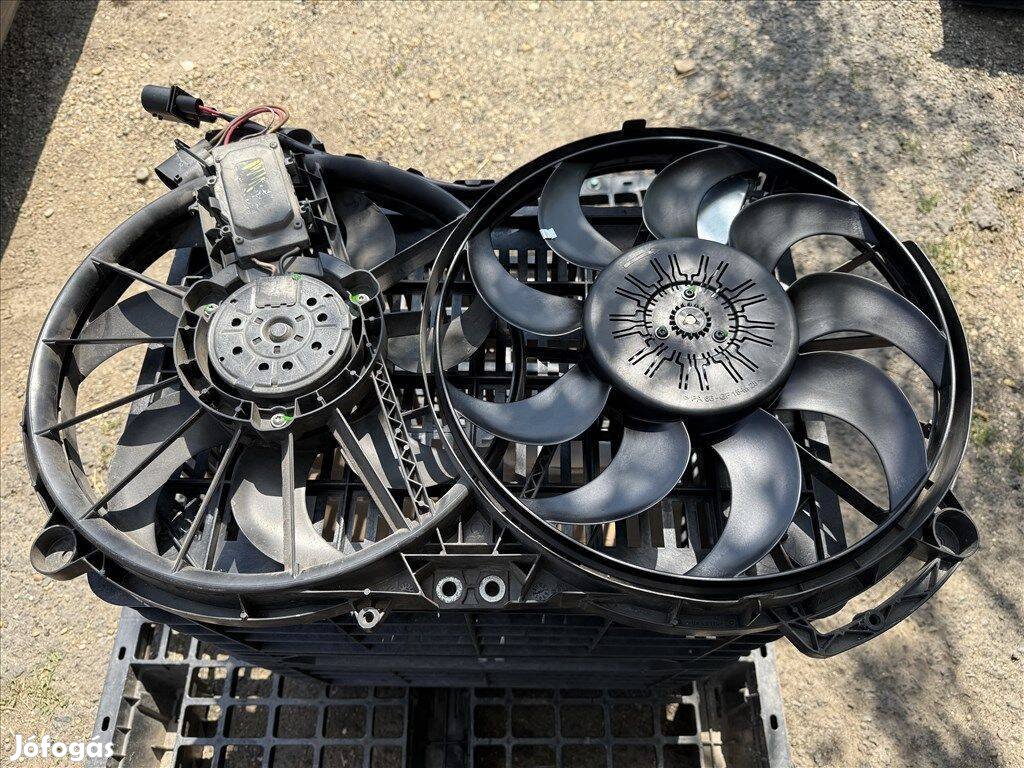 Audi A6 3.0TDI dupla ventilátor + keret 4f0121003ac