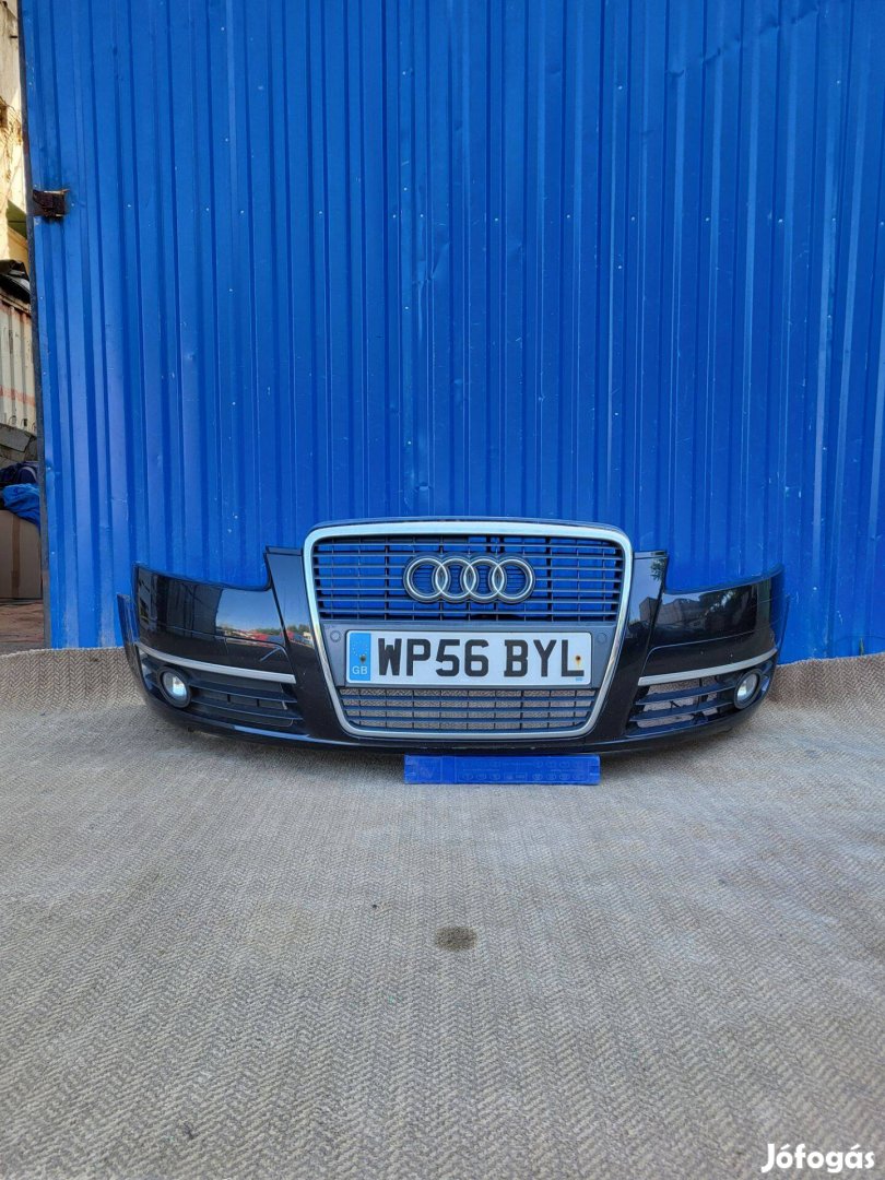 Audi A6 4F C6 gyári 4F0807437C radaros első lökhárító, hűtőrács