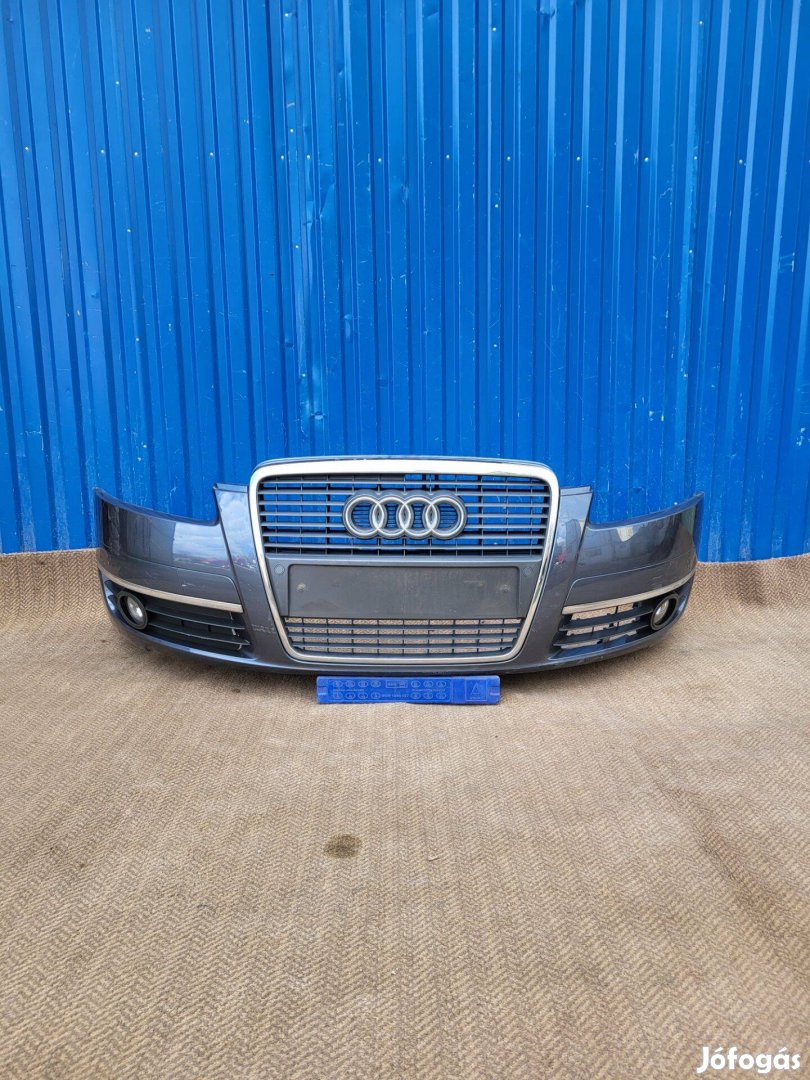 Audi A6 4F C6 gyári 4F0807437C radaros első lökhárító sérülésmentes