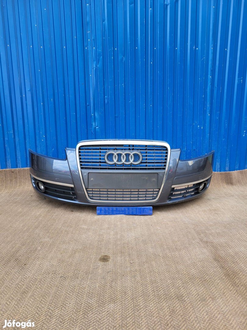 Audi A6 4F C6 gyári 4F0807437C radaros első lökhárító sérülésmentes