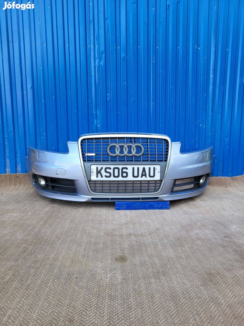 Audi A6 4F C6 gyári 4F0807437G S-Line első lökhárító mosós radaros