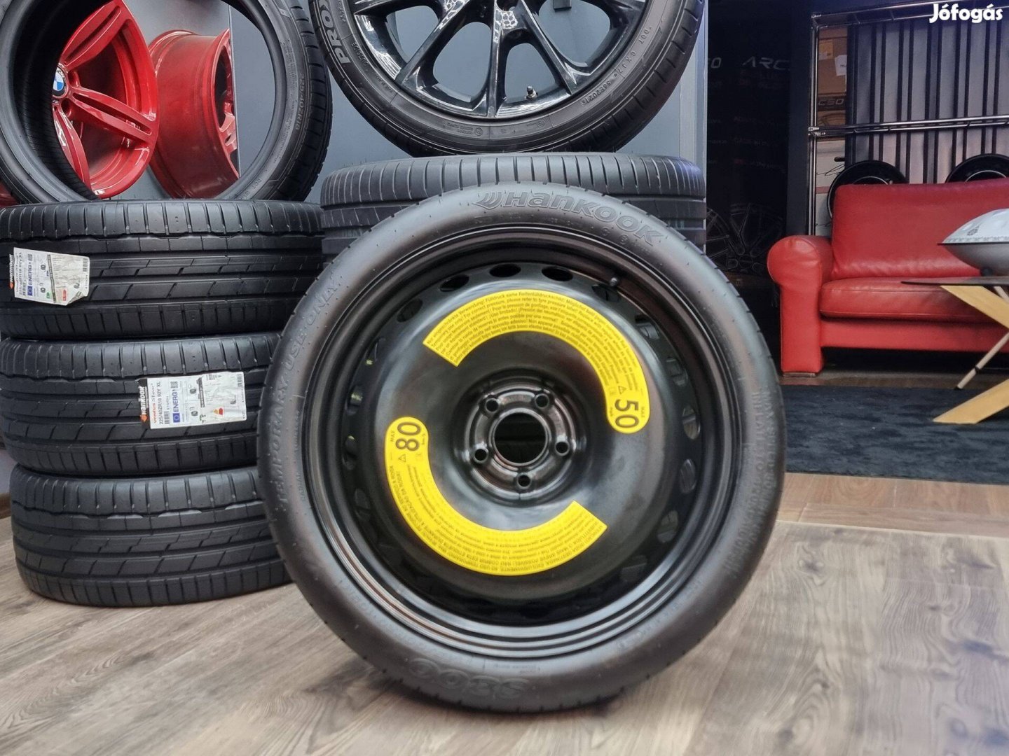 Audi A6 4g 4c pótkerék, gyári mankókerék 20 col 145/60R20
