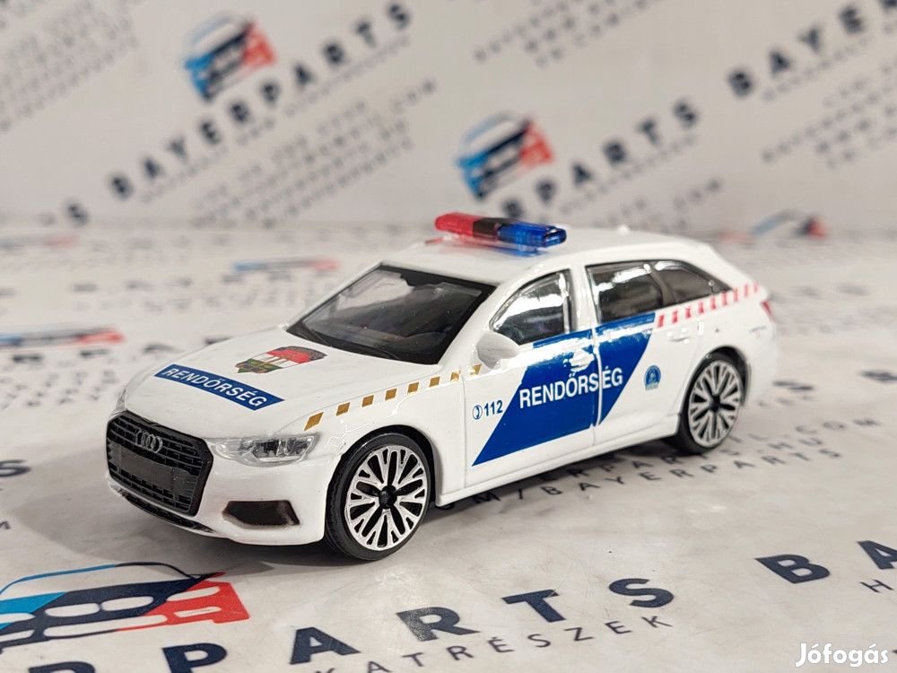 Audi A6 Avant rendőrautó -  Bburago - 1:43