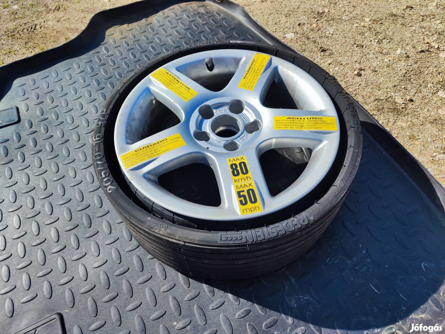 Audi A6 C5 Allroad gyári pótkerek 205/60r16