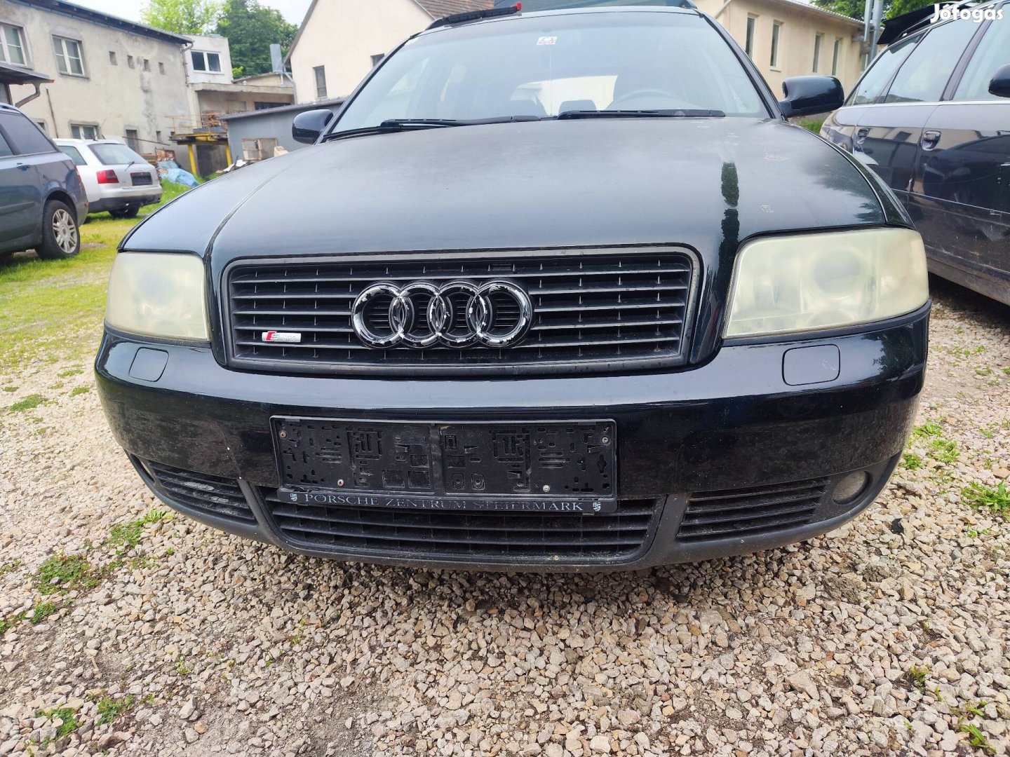 Audi A6 C5 Fekete Facelift mosós lökhárító ly9b 2000-2004