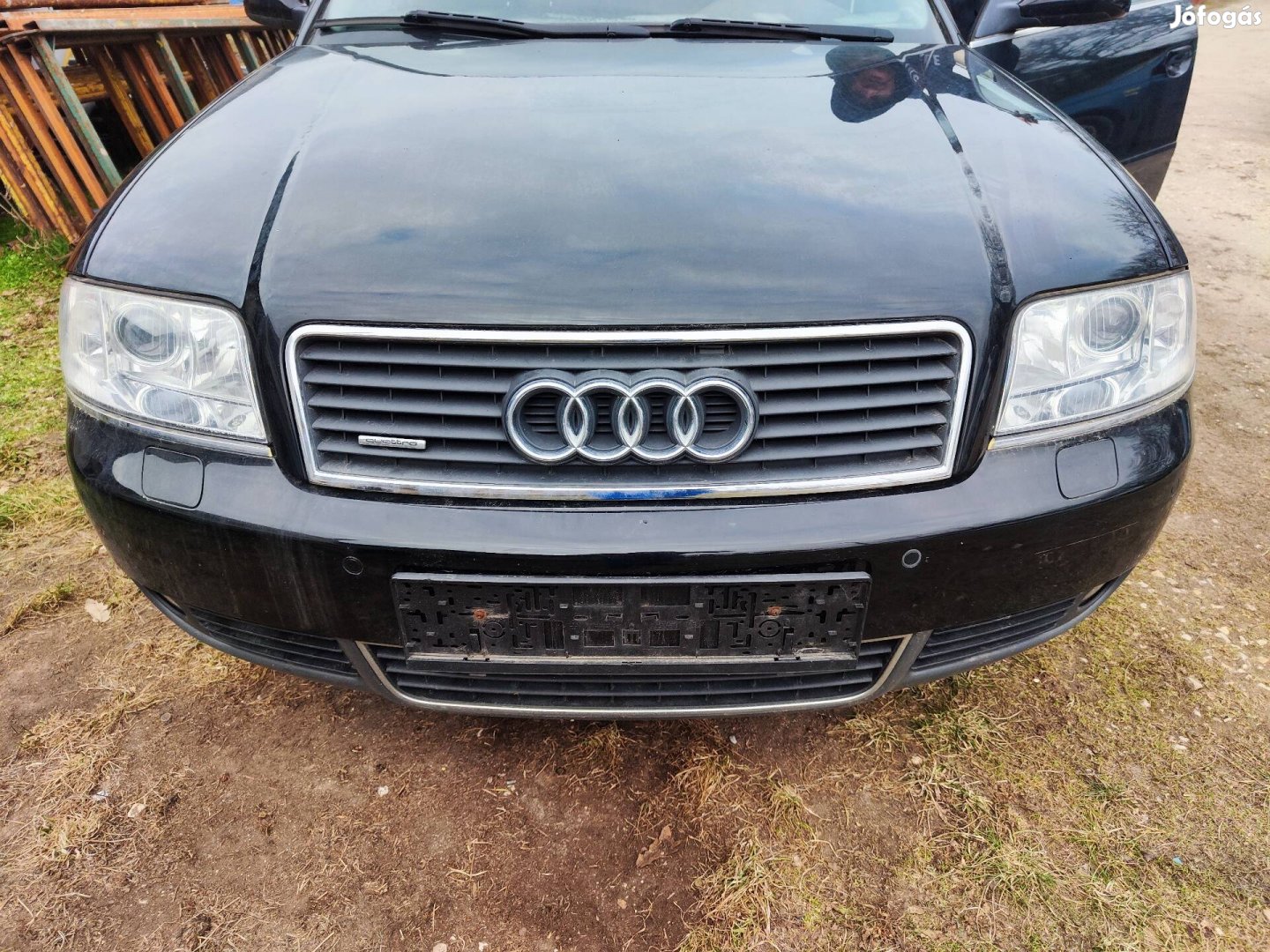 Audi A6 C5 Fekete Facelift motorháztető ly9b 2000-2004