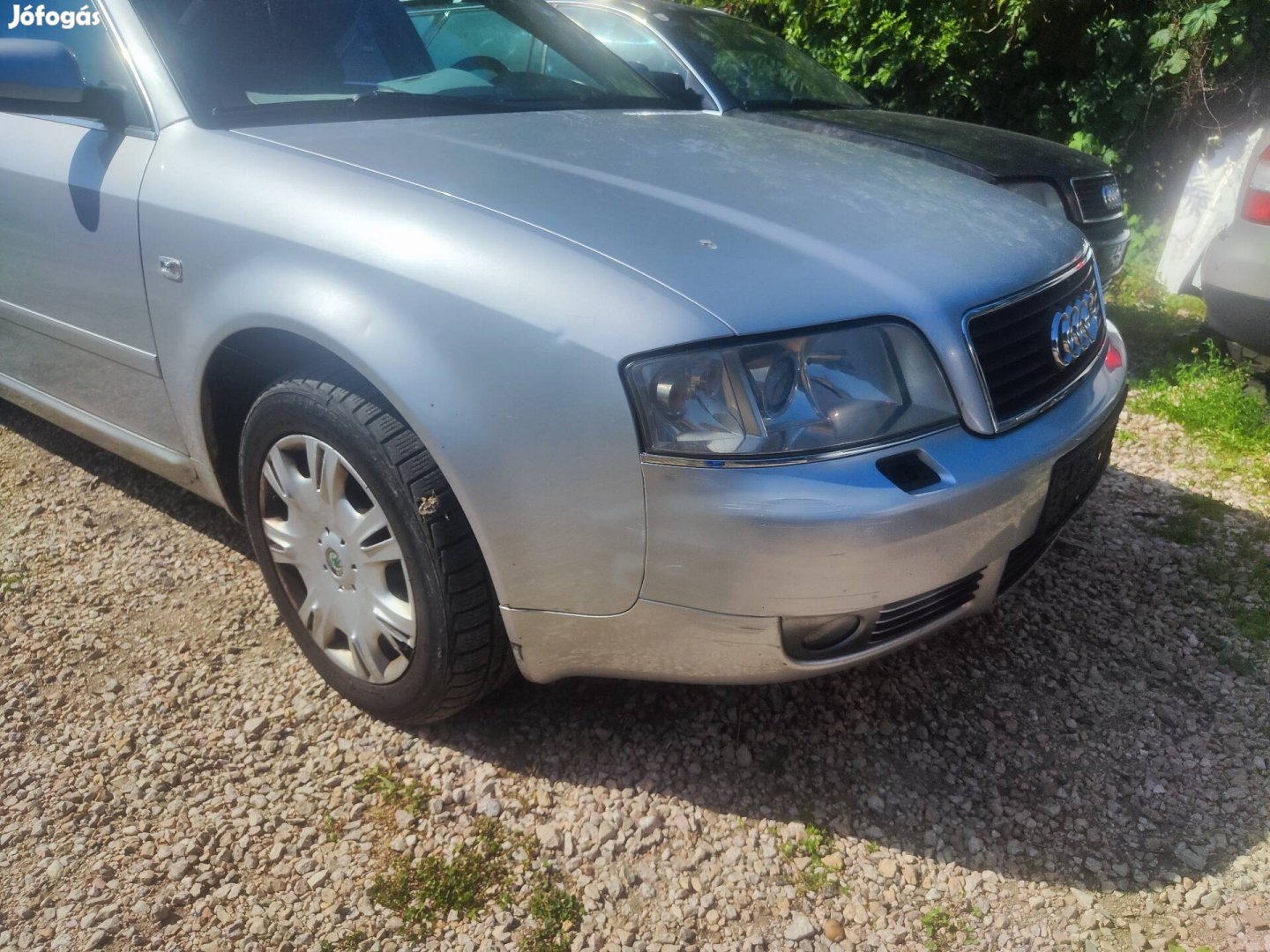 Audi A6 C5 ly7w ezüst lökhárító 2000-2004