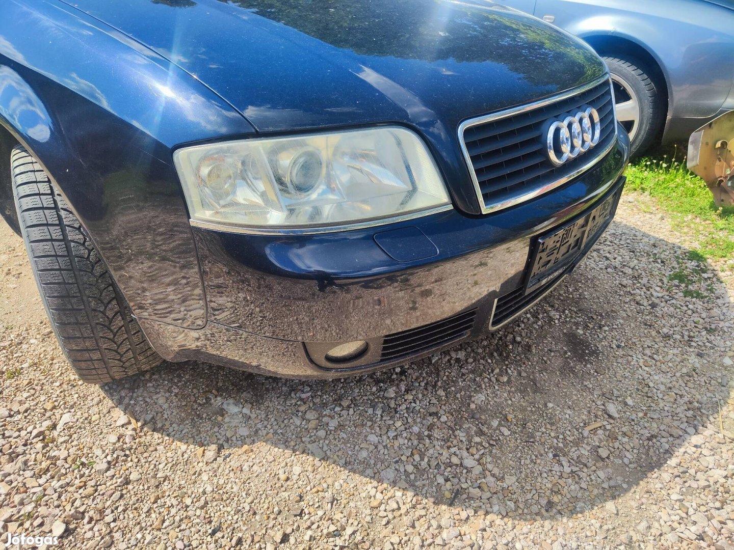 Audi A6 C5 lz5l kék Facelift mosós lökhárító 2000-2004