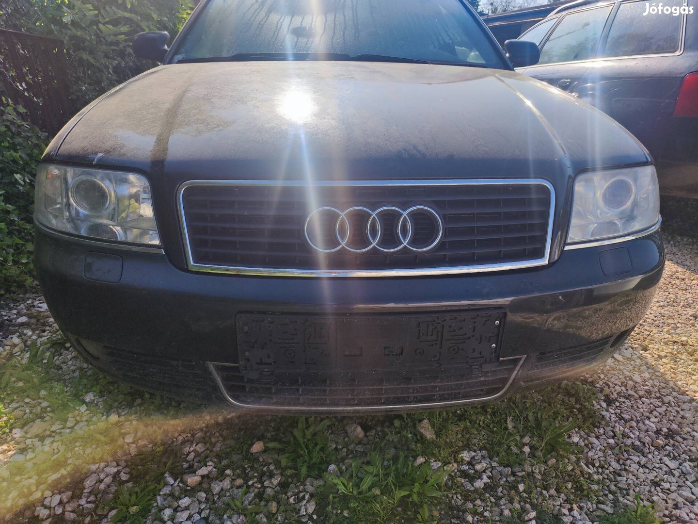 Audi A6 C5 lz9w fekete lökhárító mosós Facelift 2000-2004