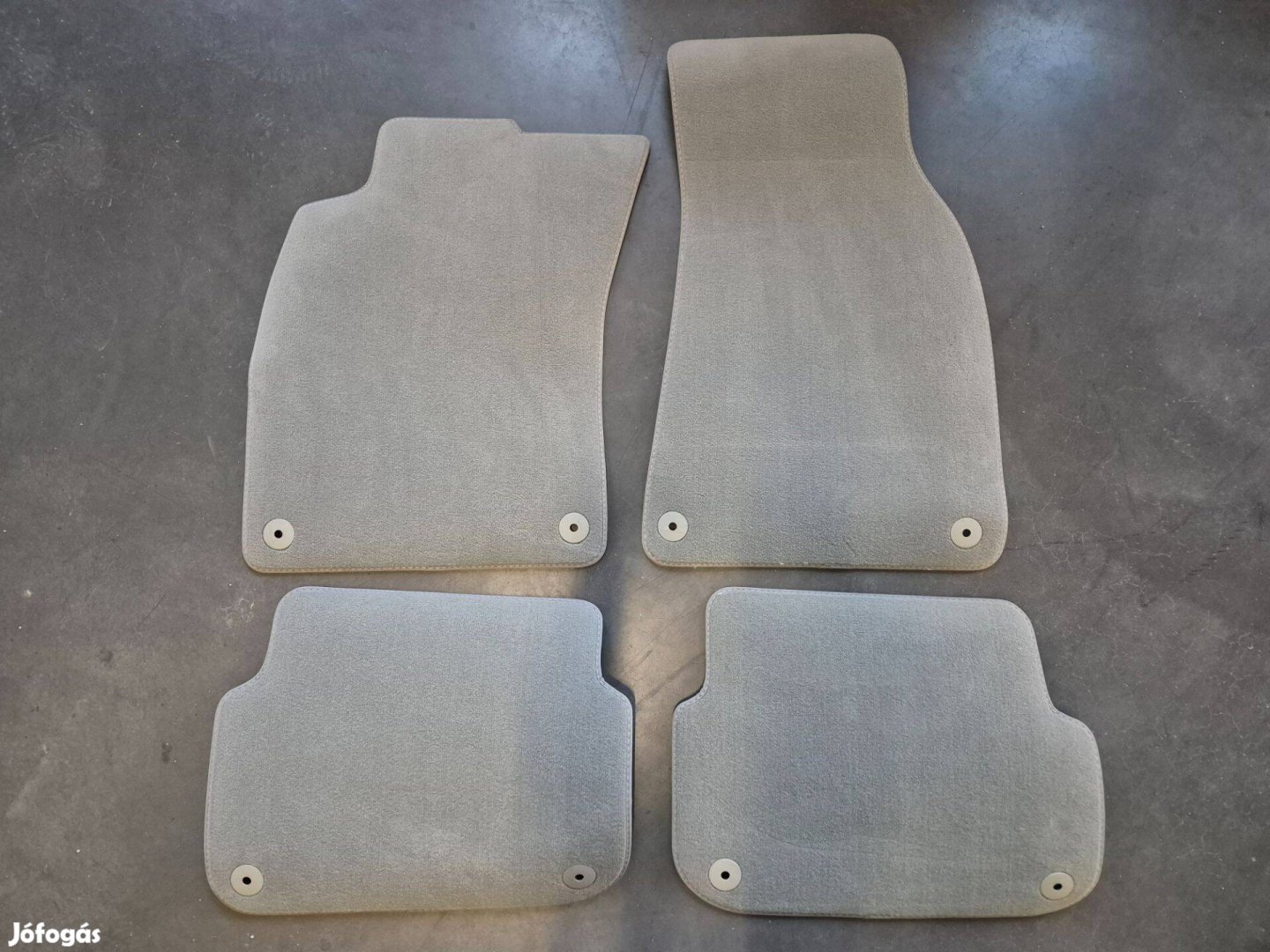 Audi A6 C6 4F gyári új szövet szőnyeg világosszürke 4F1863691H 8BB