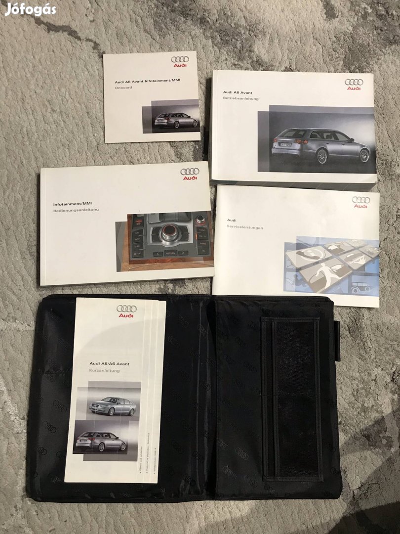 Audi A6 C6 4f kézikönyv mappa 