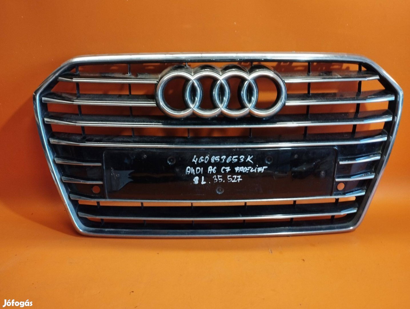 Audi A6 C7 FL hűtőrács 4G0853653K (L.35.527)